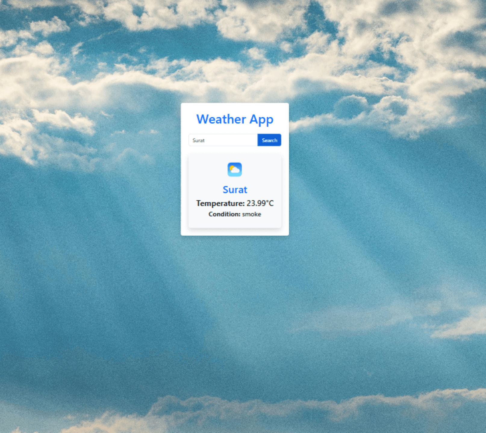 Weather App preview